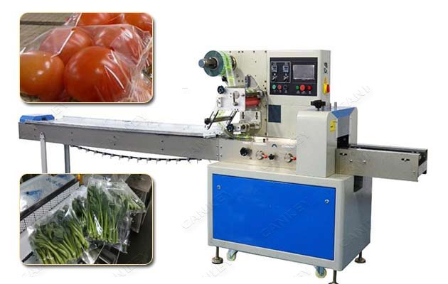 vegetable flow wrap machine
