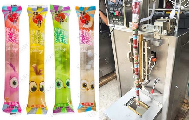 ice popsicle strip filling machine
