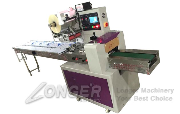 Pillow Type Small Cakes Candies Packaging Machine For Sale