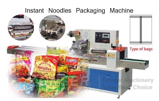 LGZS250 Pillow Flow Instant Noodles Packaging Machine