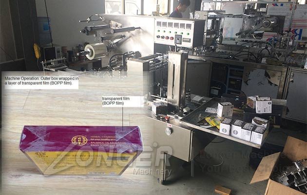 Automatic Cellophane Overwrapping Machine