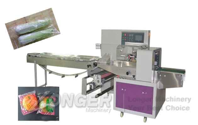 Fruit Vegetable Pouch Pillow Type Packaging Machine For Sale