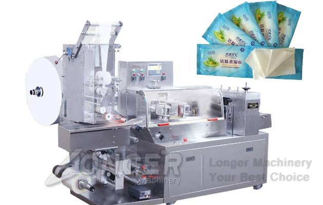 Single Sachet Wet Wipes Machine|Wet Tissue Packaging Machine LG-260