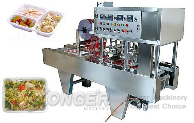 Continuous Tray Filling And Sealing Machine For Sale