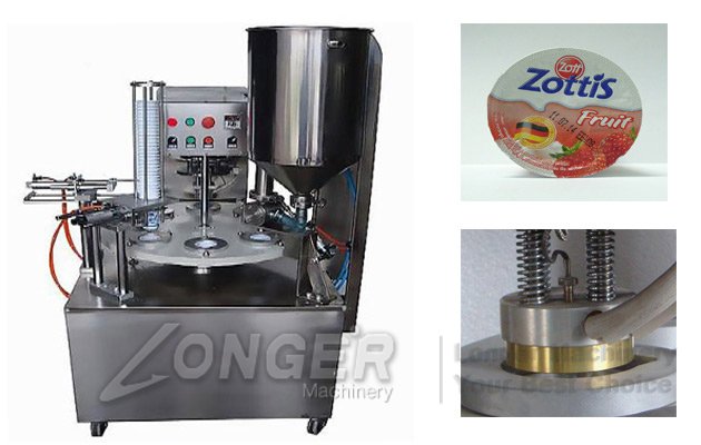 Rotary Type Automatic Cup Filling Sealing Machine