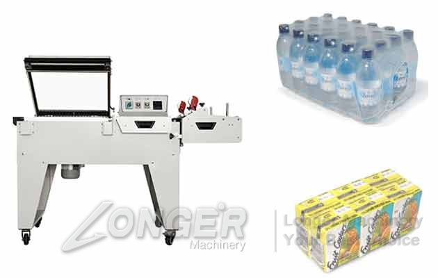 Semi-automatic Bottle Box Shrink Packaging Machine