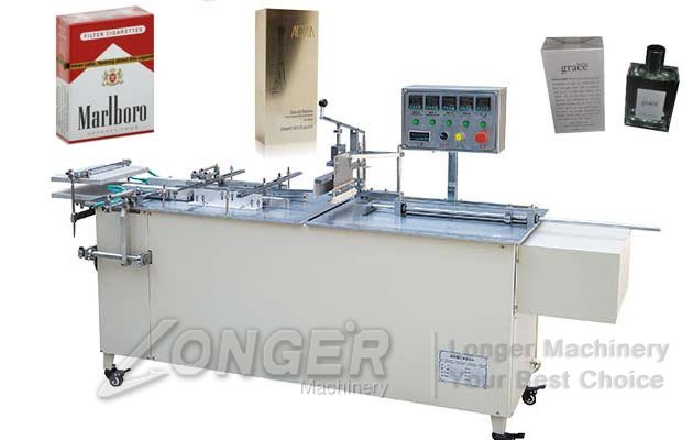 Semi-automatic Box Cellophane Wrapping Machine|Manual Cellophane Overwrapping Machine