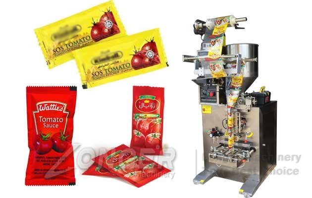 Ketchup Sachet Filling Machine|Sauce Sachet Packaging Machine LG-300