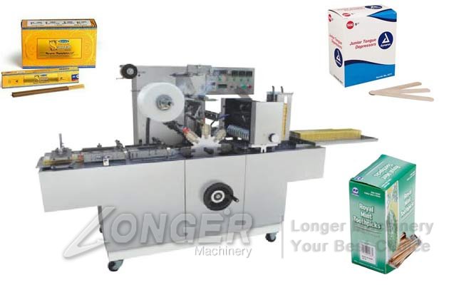 LGBTB-350 Agarbatti Box Overwrapping Machine|Toothpick Box Packaging Machine