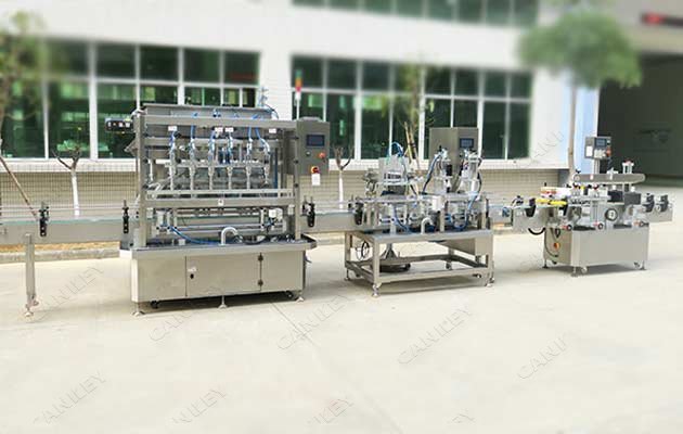 rotary filling capping line