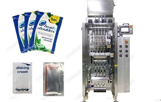 Multi Lanes Shampoo Sachet Filling Packaging High Speed Machine