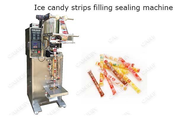 Vertical Ice Candy Strips Filling Sealing Machine LY300