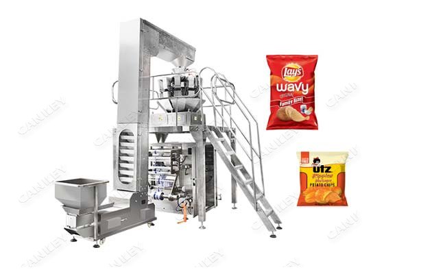 Automatic Potato Chips Weighing Packaging Unit
