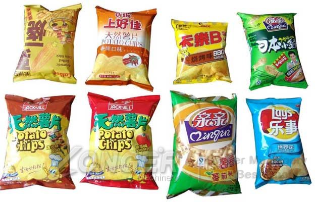 chips snack packing machine