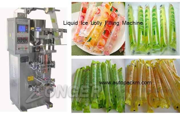 liquid ice pop filling machine