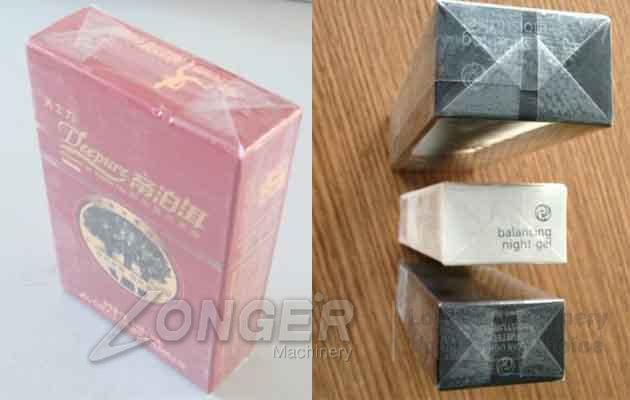 wrap a cigarette pack with overwrapping machine