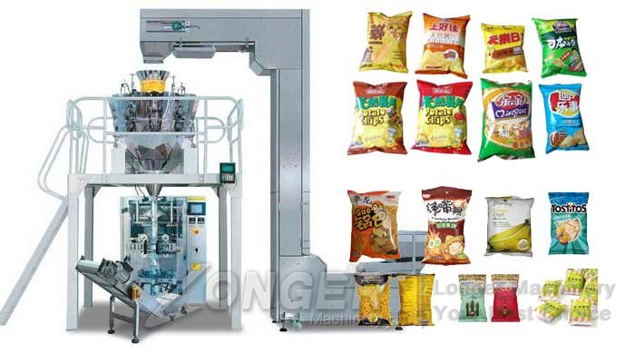 potato chips packaging machine