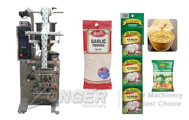 ginger garlic powder packaging machine