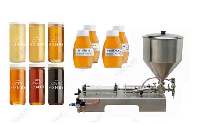 semi-automatic honey bottle filling machine