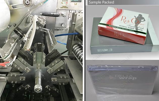 CD cellophane wrapping machine